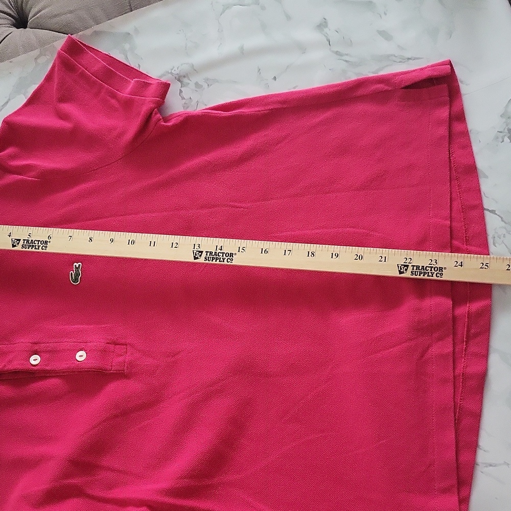 Lacoste Classic Pique Polo Shirt Berry Pink - Picture 6 of 6